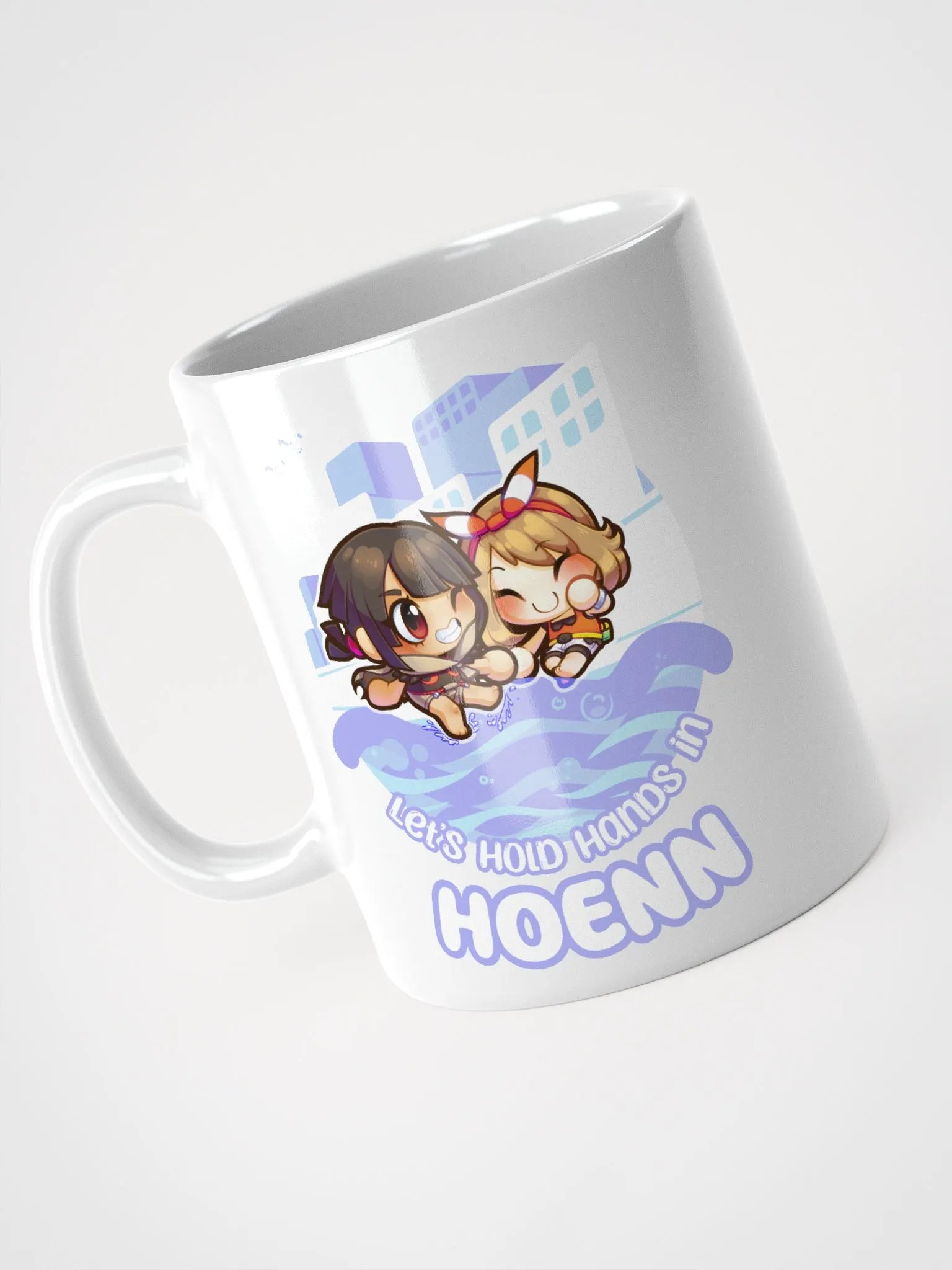 Let's Hold Hands in H Girls - Mug (White) product image (6)