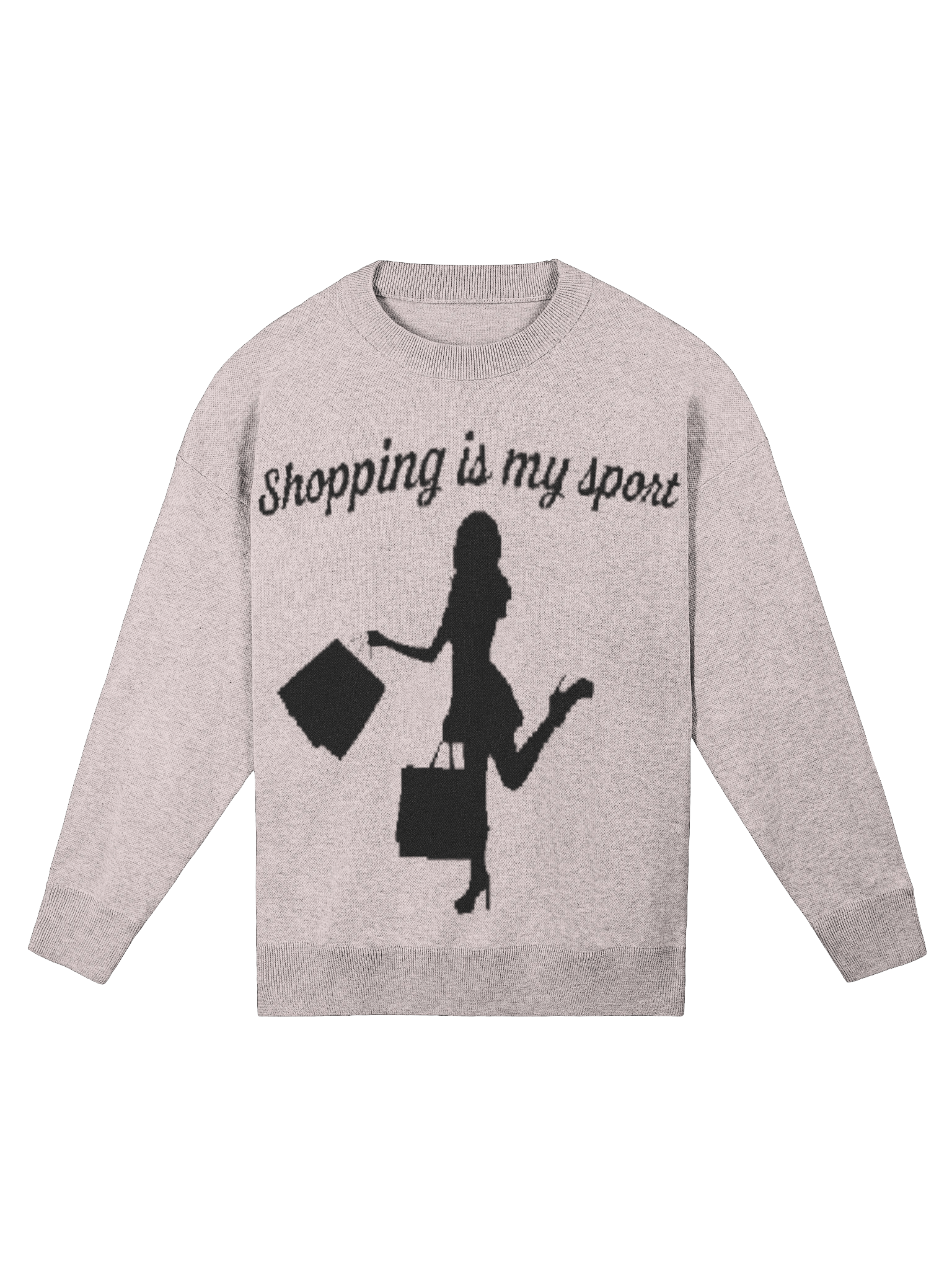 Shopping is my sport Knitted Sweater product image (1)