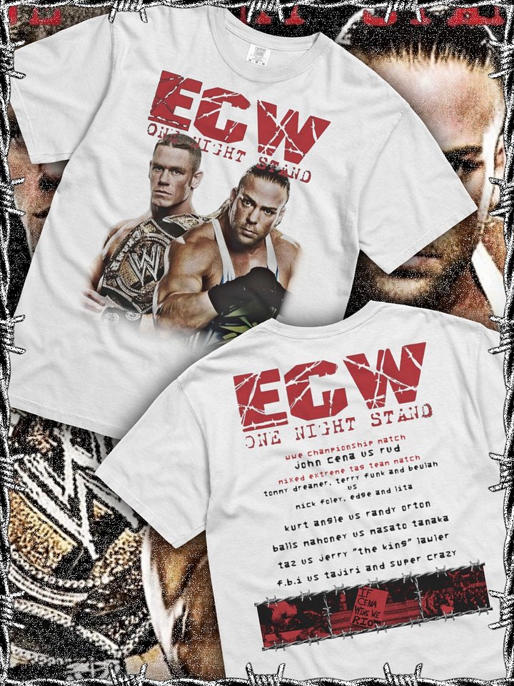 ECW One Night Stand White Shirt product image (1)