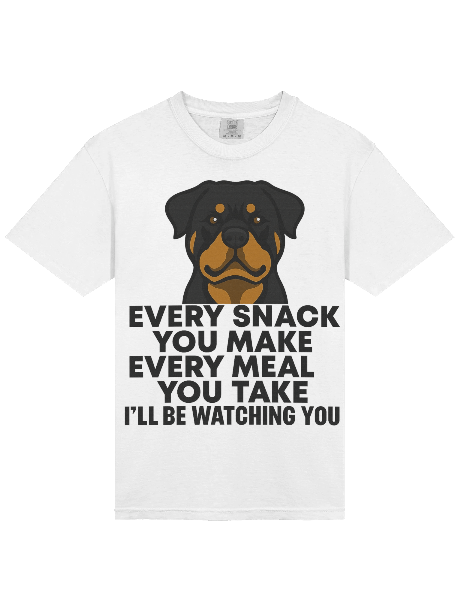 Watchful Rottweiler T-Shirt product image (26)