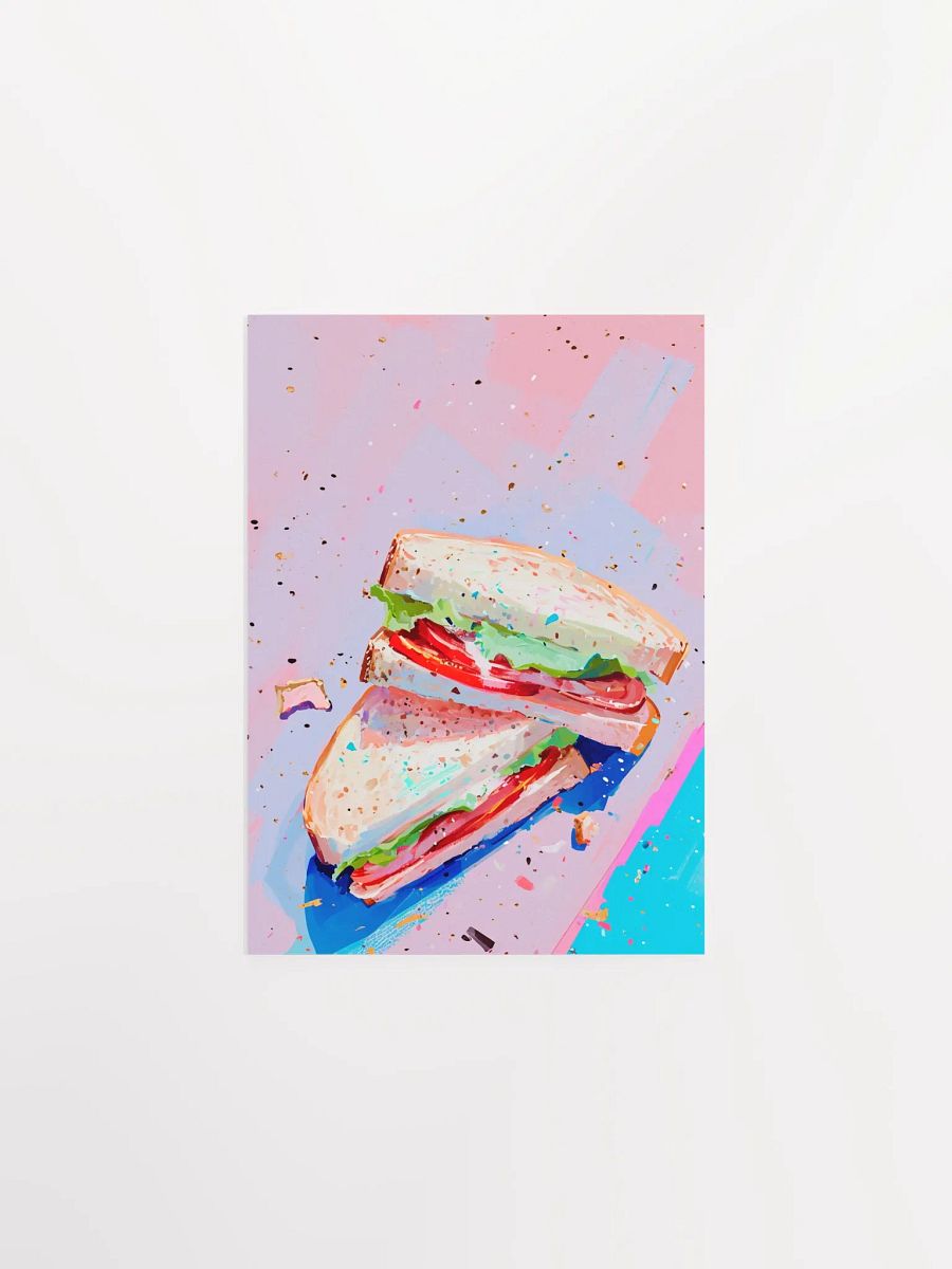 Abstract Sandwich Art Matte Poster product image (1)