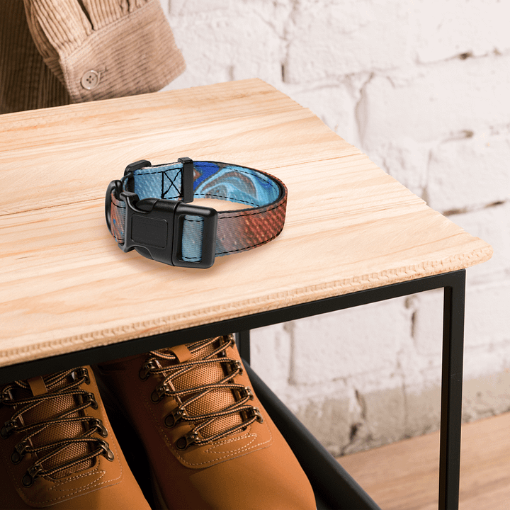 Metallic Orange Pet Collar product image (2)