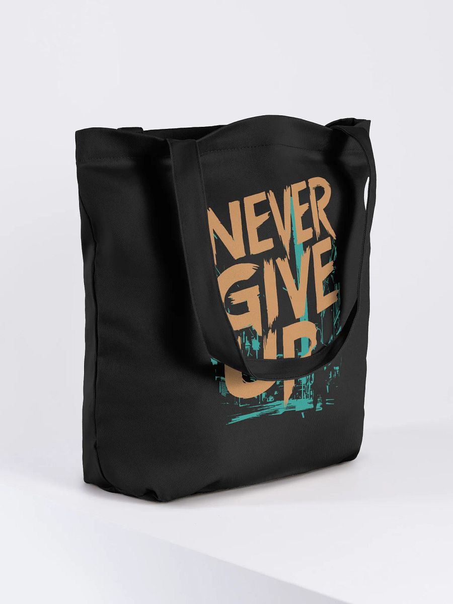 Never Give Up Eco-Friendly Tote Bag product image (7)