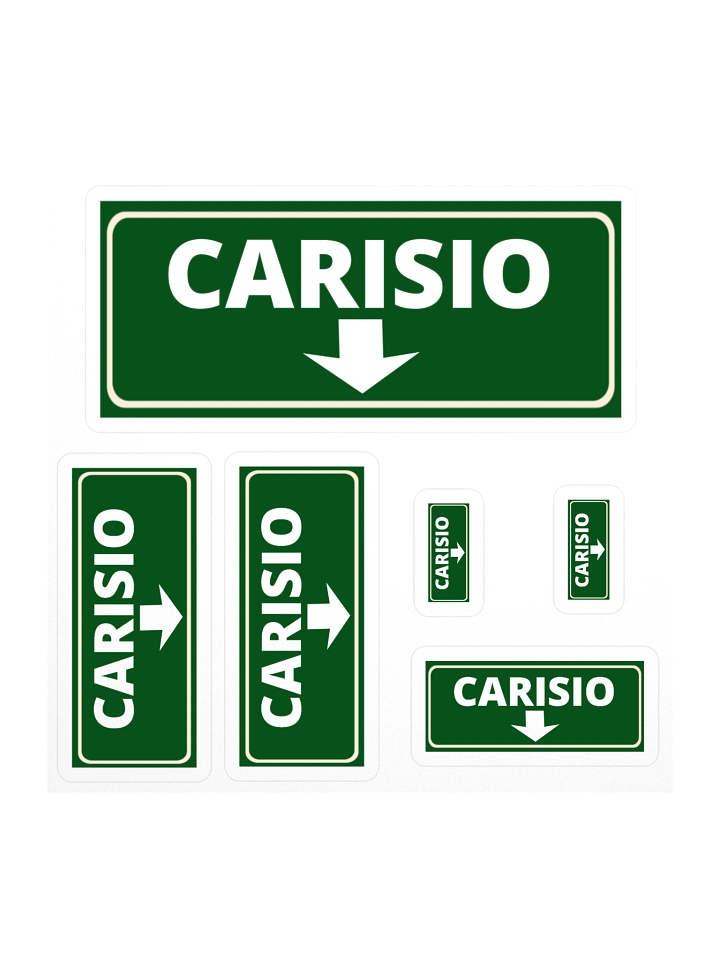 Sticker grande Carisio product image (1)