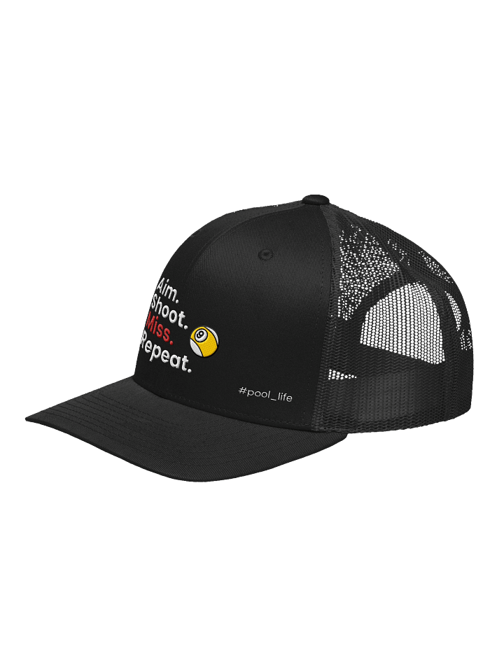 9-Ball Pool Life Cap (Trucker - Black) product image (2)