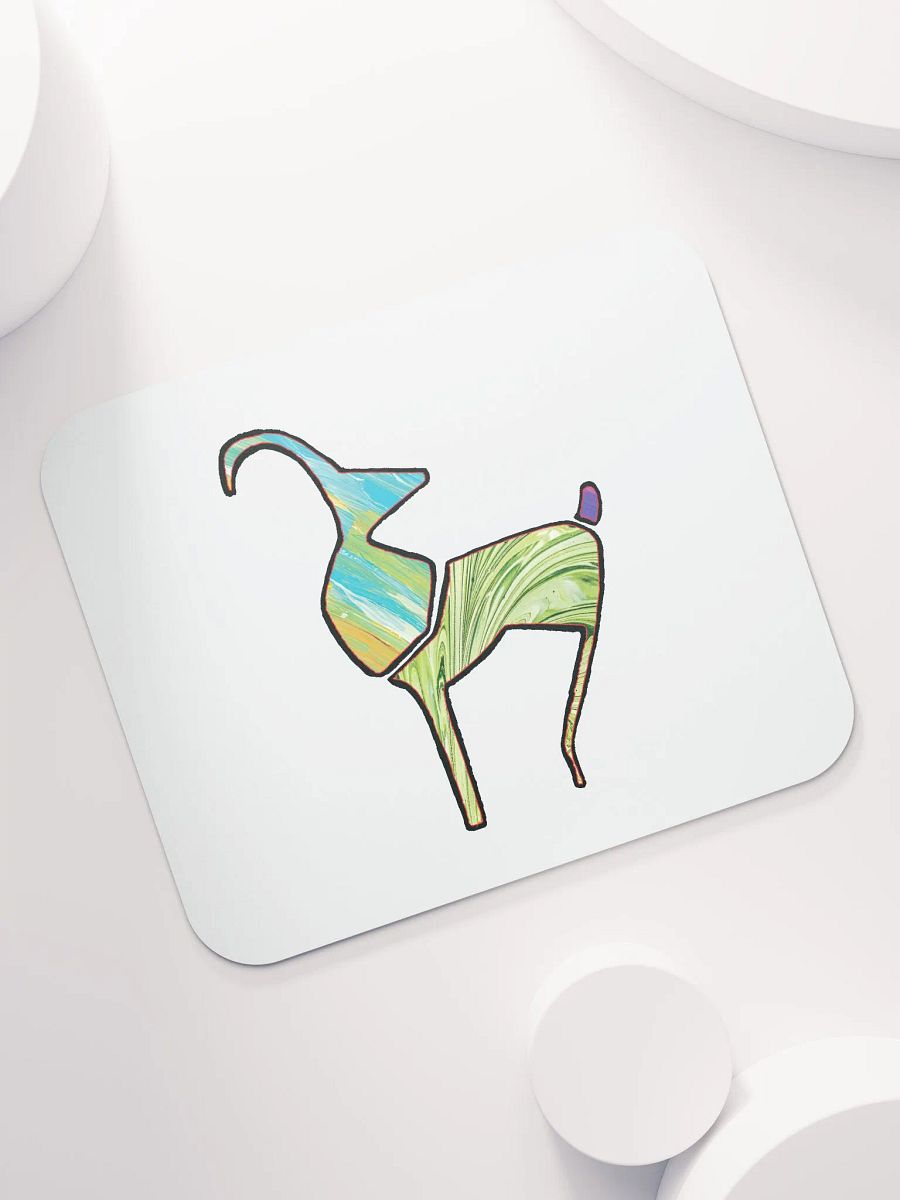 African Art Colorful Animal Work of Art Mouse Pad product image (7)