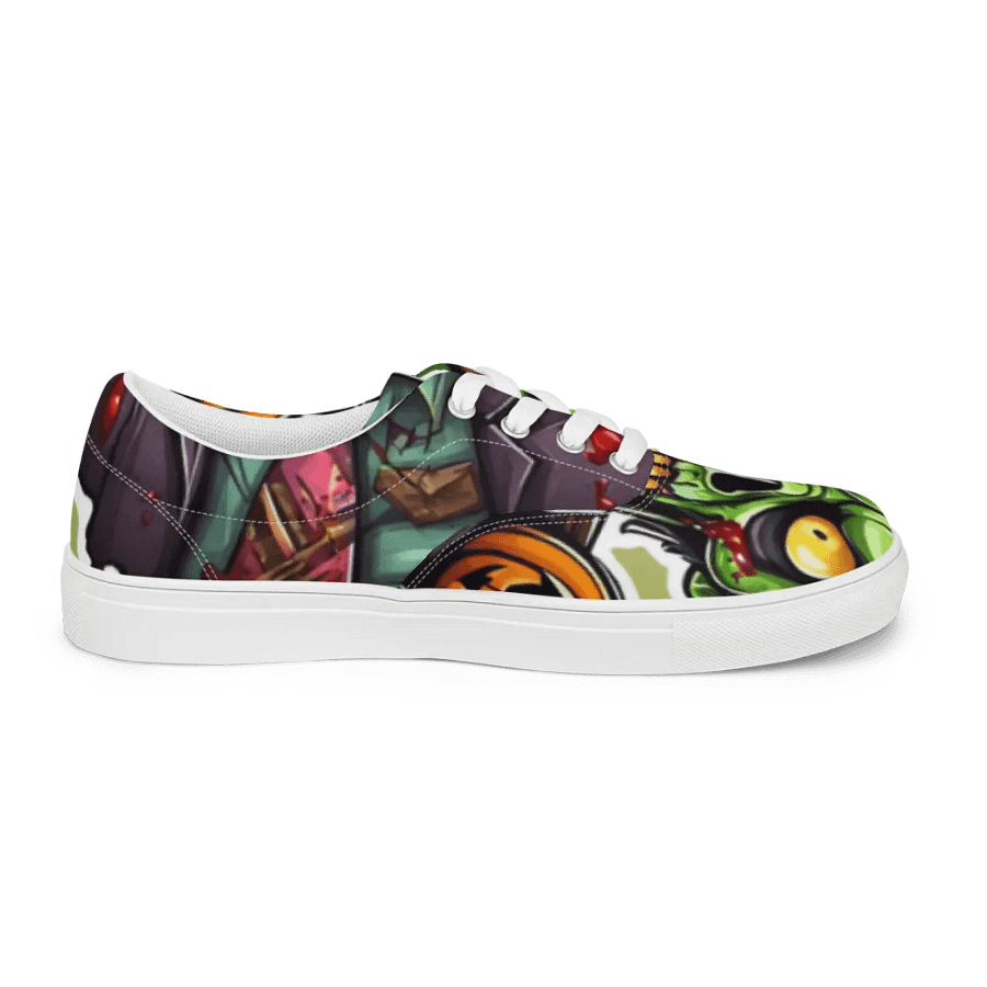Zombie Strike Lace-Up Canvas Shoes product image (12)