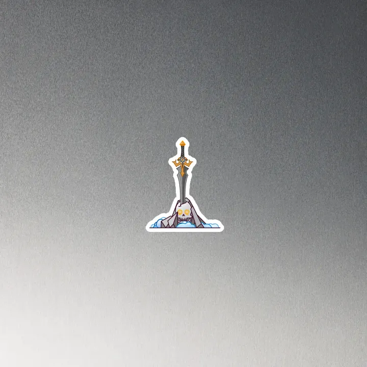 Sword in the Skull - Argent Variation - Magnet product image (2)