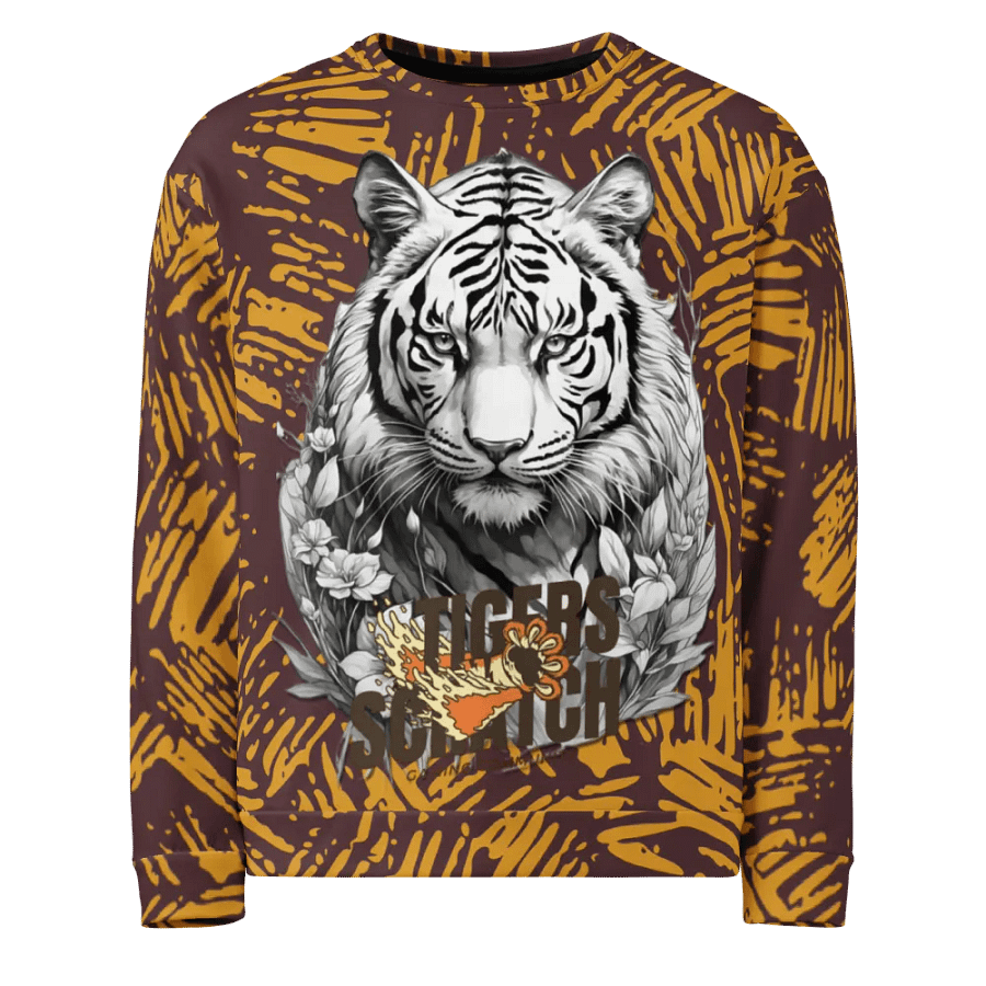 Wild Tiger Roar Recycled Sweatshirt product image (6)