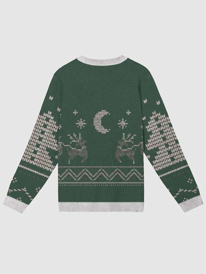Celestial Green Reindeer Knit Sweater product image (2)