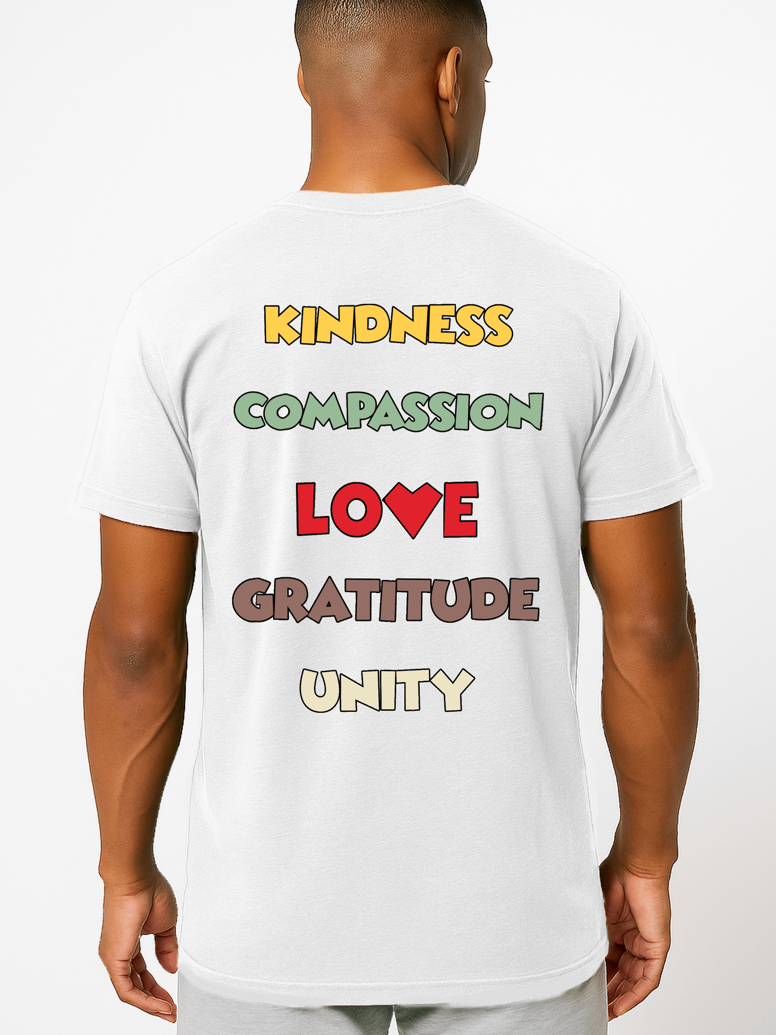 Five Values Tee - God’s Gang Signature T-Shirt (100% cotton - male) product image (2)