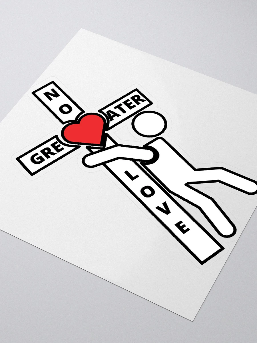 No Greater Love Sticker product image (3)