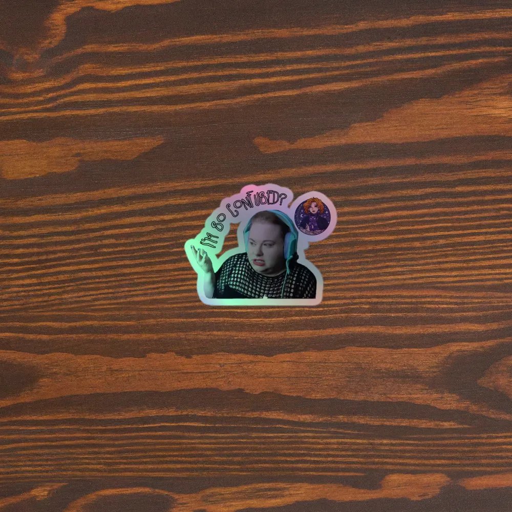 I'm so confused? sticker product image (5)