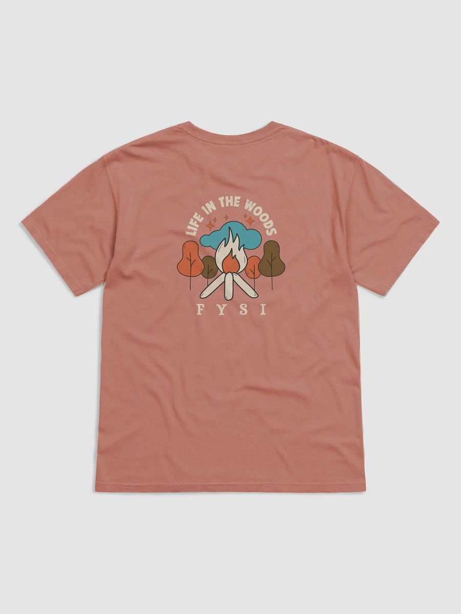 Life in the woods comfort colors organic cotton t-shirt product image (10)