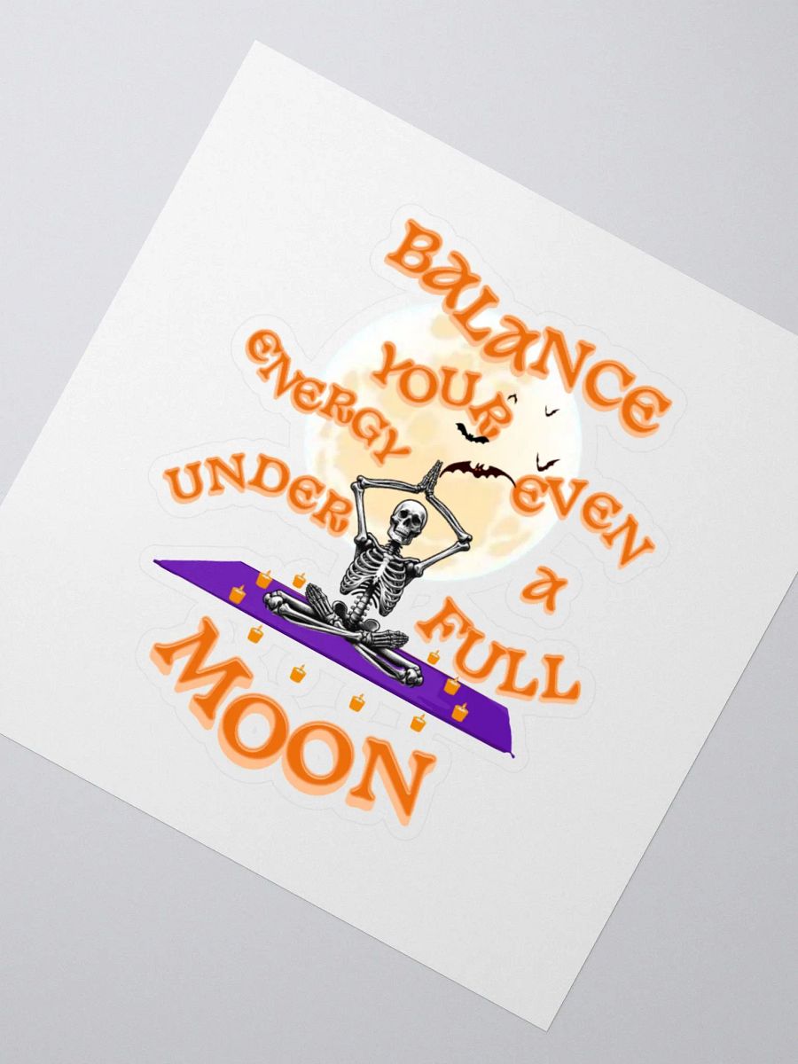 Full Moon Yoga Skeleton Stickers product image (2)
