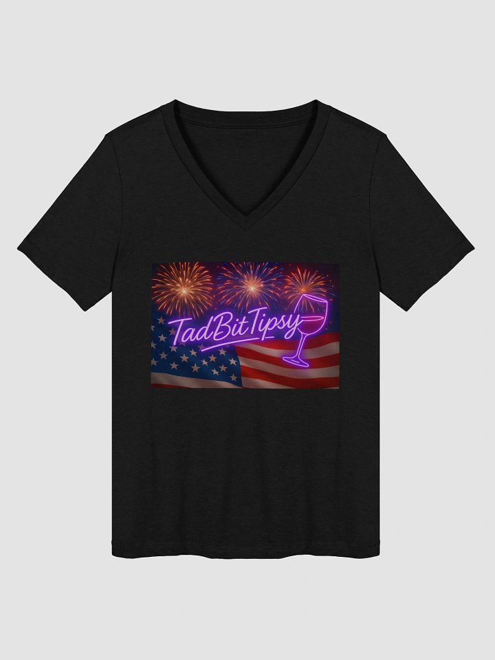 Tipsy Graphic V Neck product image (1)