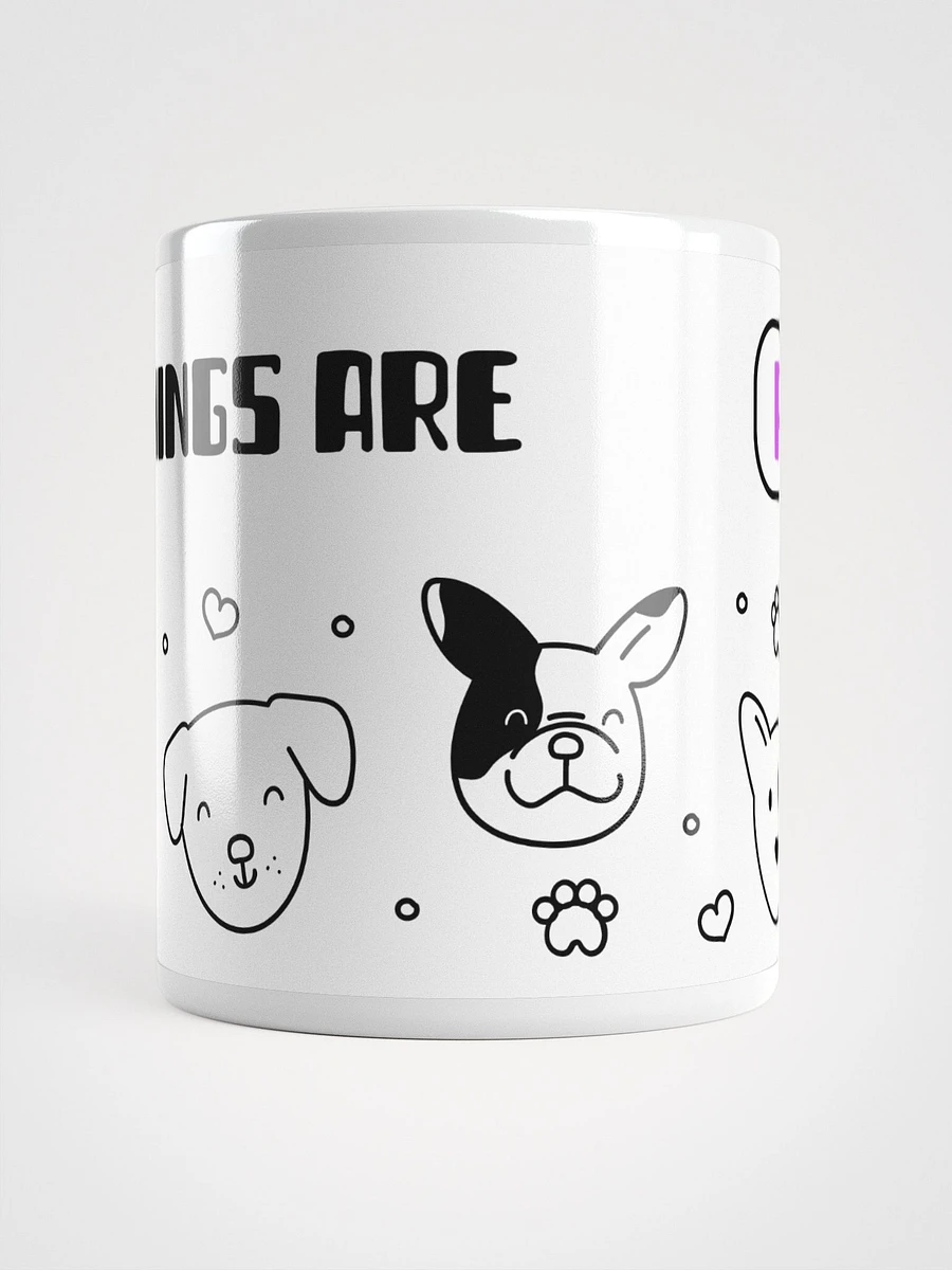 Mornings Are Ruff Ceramic Mug - Playful 11 oz or 15 oz Dog Lover's Coffee Cup product image (9)