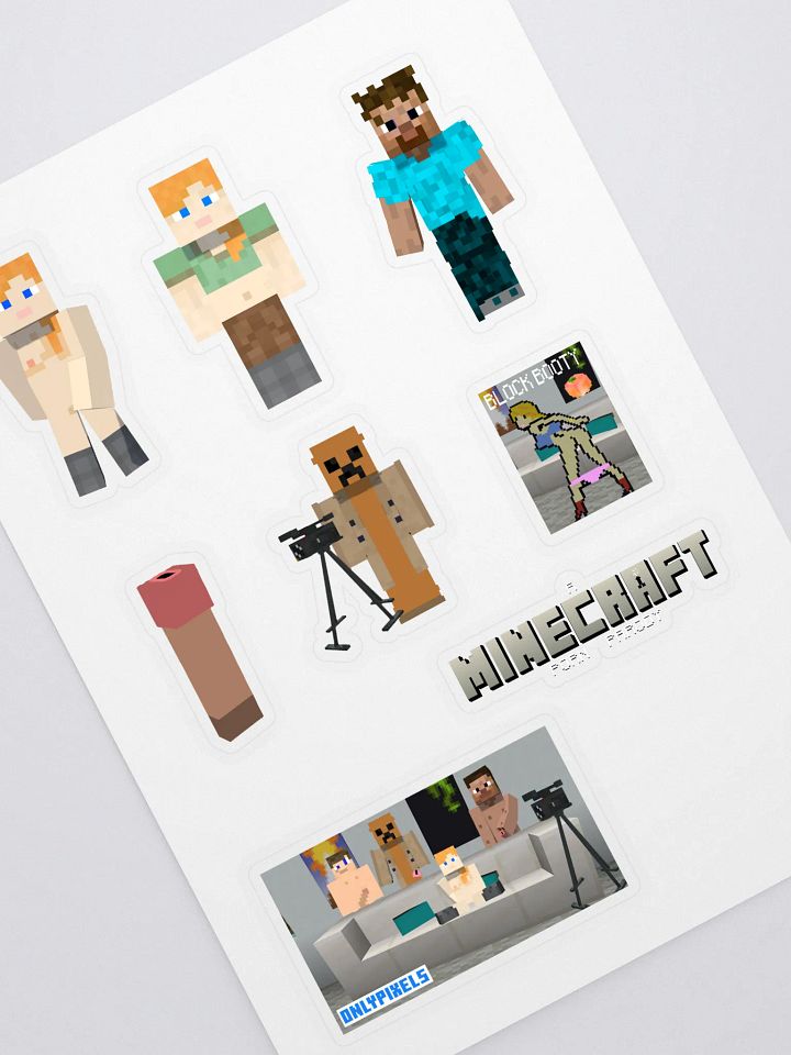 A Minecraft P*rn Parody Sticker Pack product image (2)