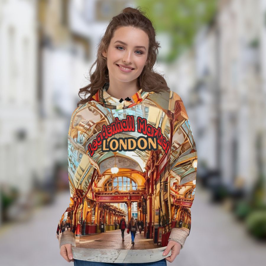 Leadenhall Market London All Over Print Hoodie product image (10)