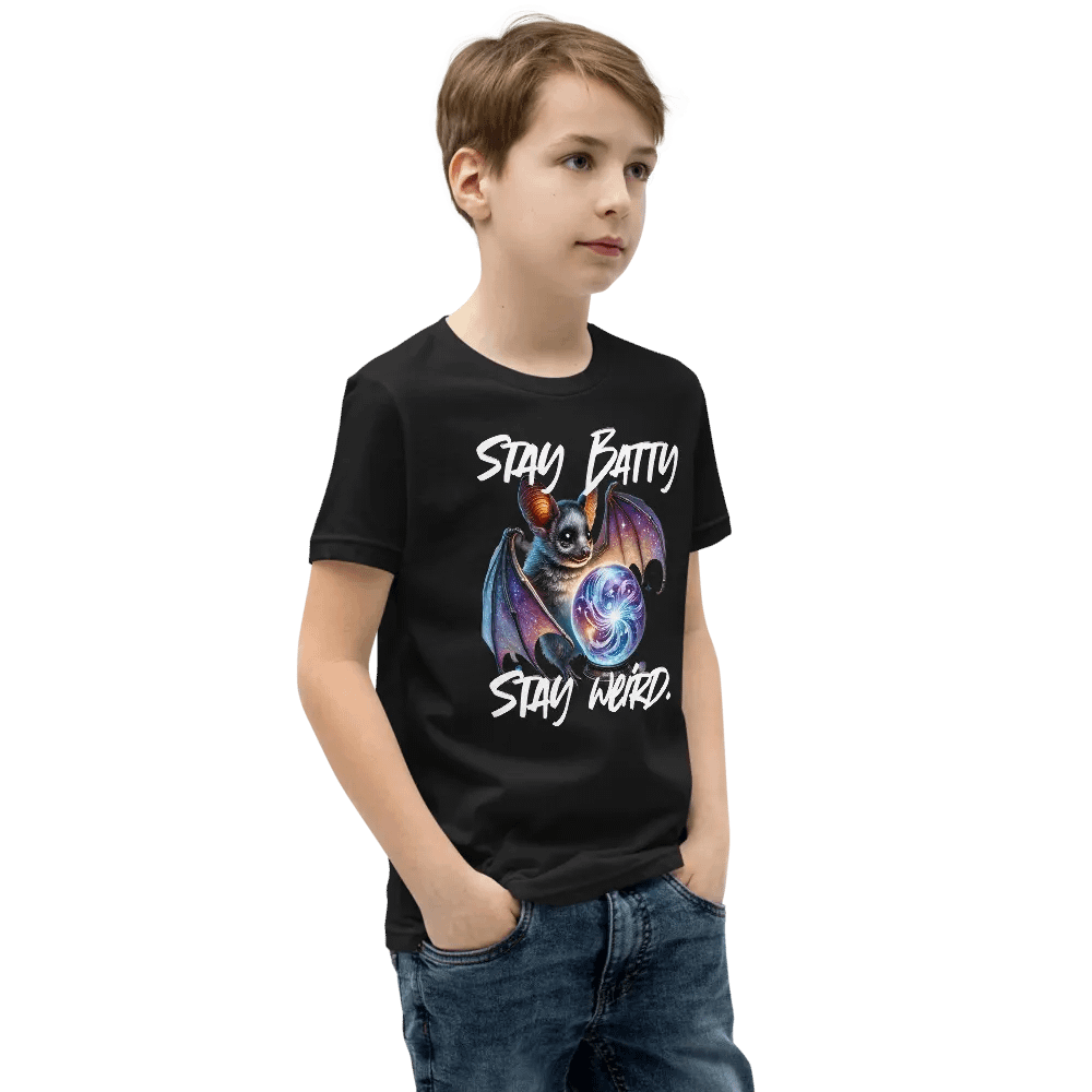 Stay Batty. Stay Weird Youth tee product image (2)