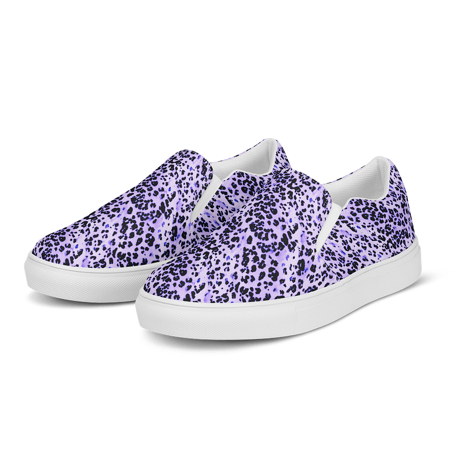 Purple Leopard Skin Canvas Shoes product image (3)