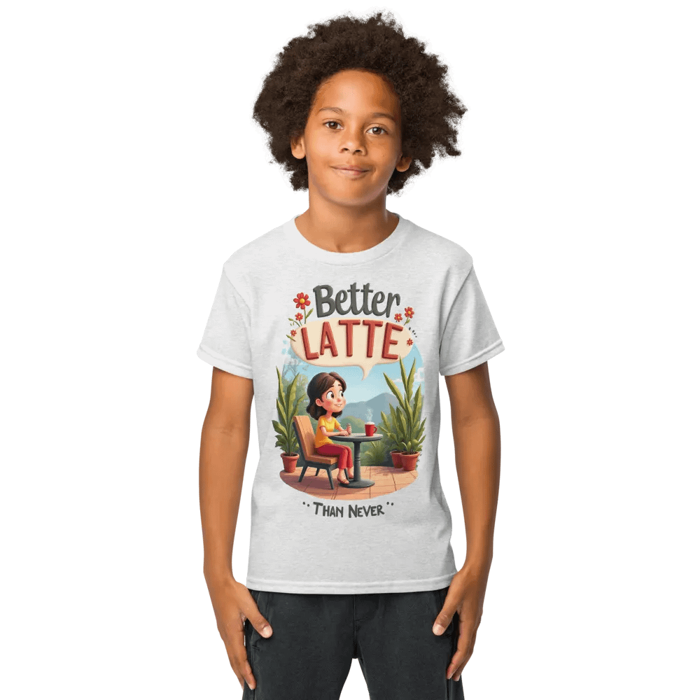 Better Latte Youth Sports Tee product image (5)