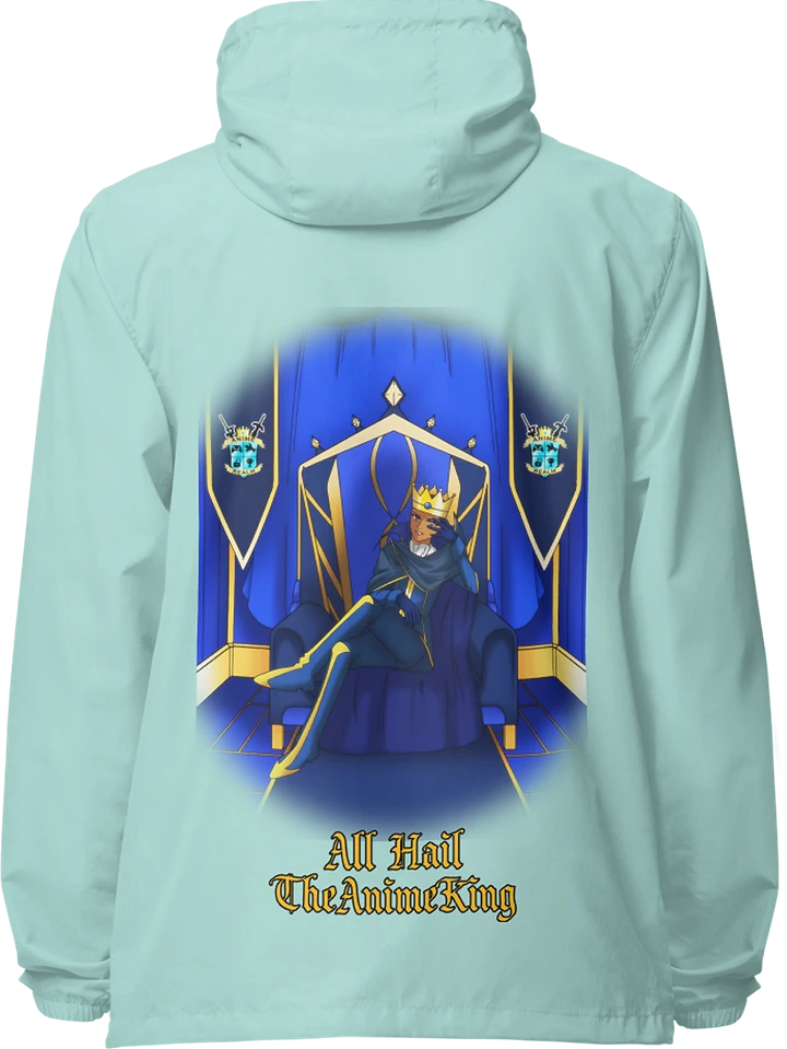 All Hail TheAnimeKing Zip Up Windbreaker product image (4)