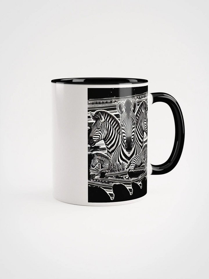 Striped Serenity Ceramic Mug product image (2)