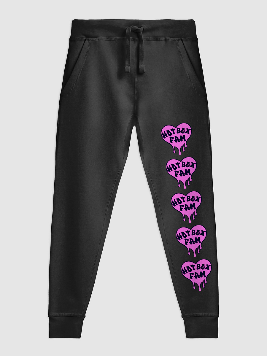 UNISEX HOT BOX FAM SOLID PINK LOGO SWEATPANTS product image (4)