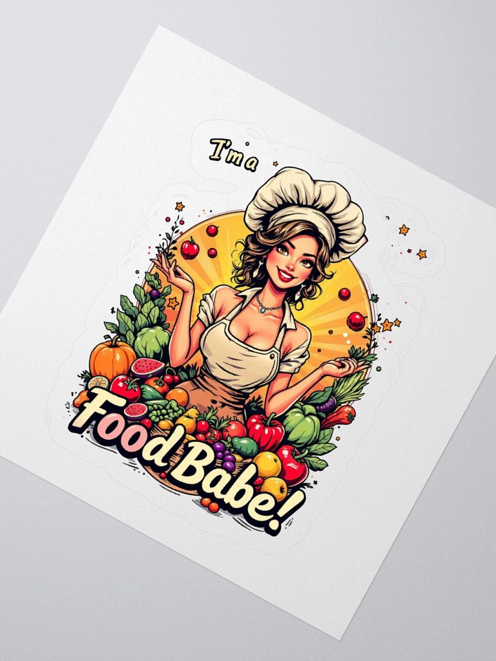 Food Babe Bella Style Kiss Cut Stickers product image (4)