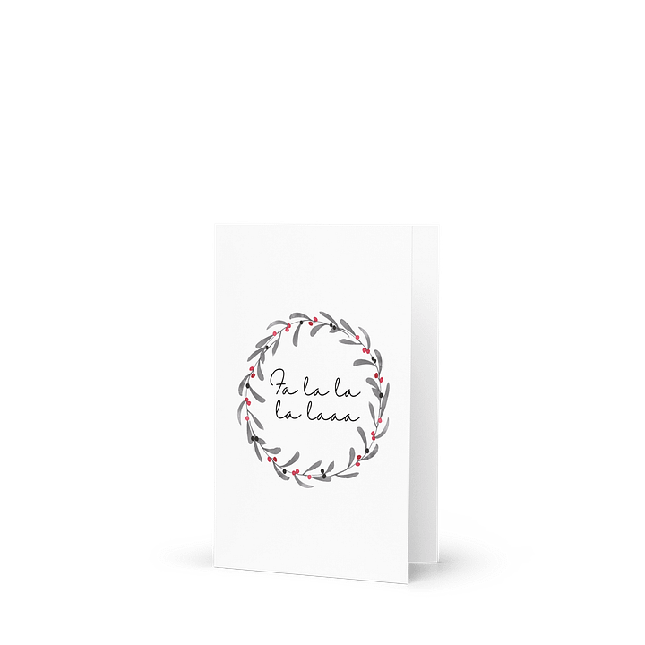 Fa La La Holiday Greeting Card product image (1)
