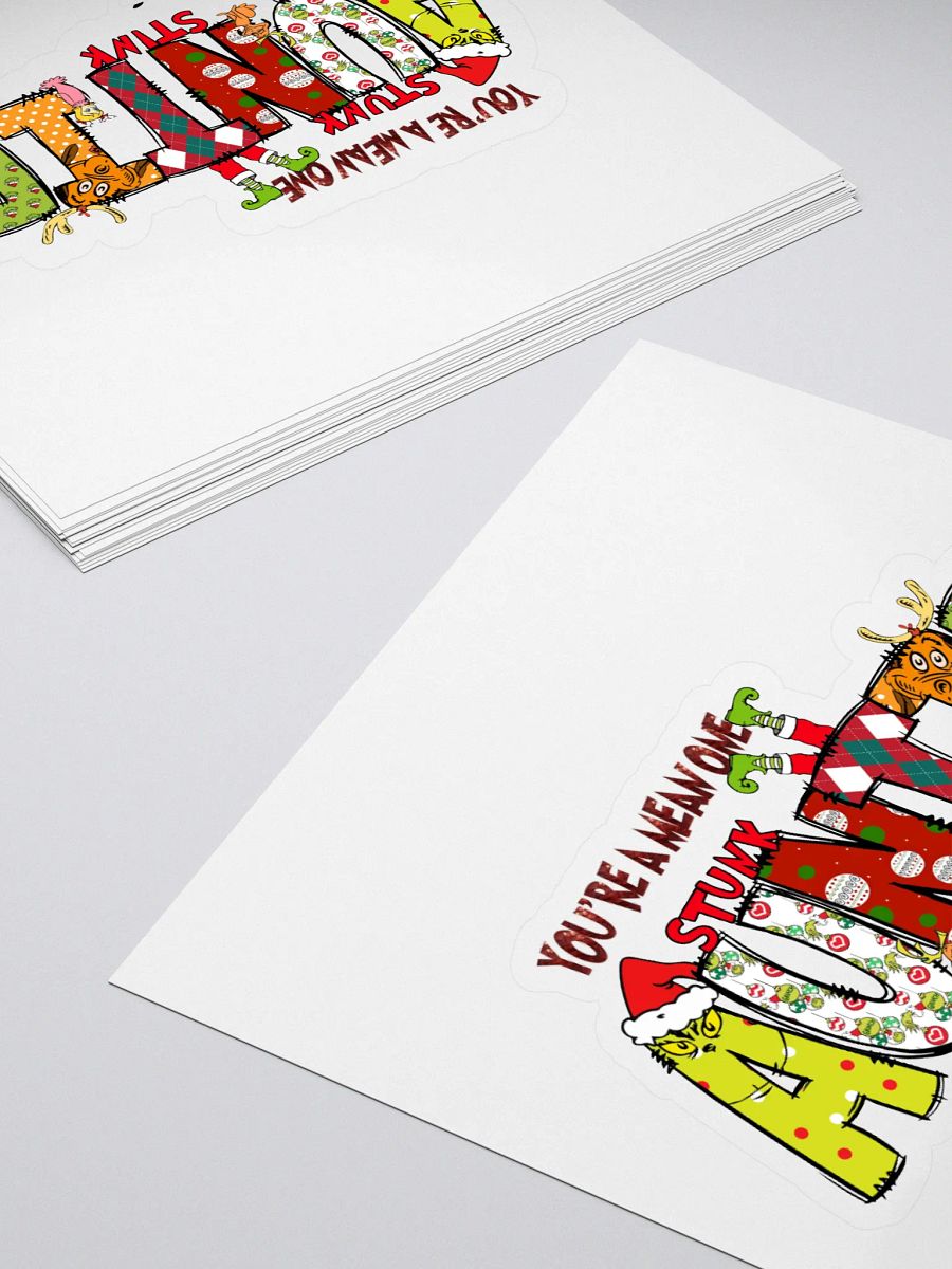 Festive Auntie Kiss Cut Stickers product image (4)