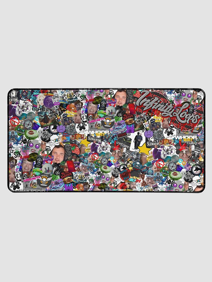90%er Sticker Bomb XL Mouse Pad product image (1)