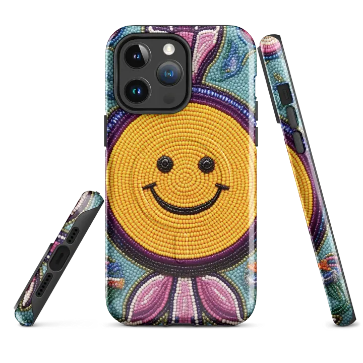 Smiley Face Faux-Beaded iPhone Case product image (4)