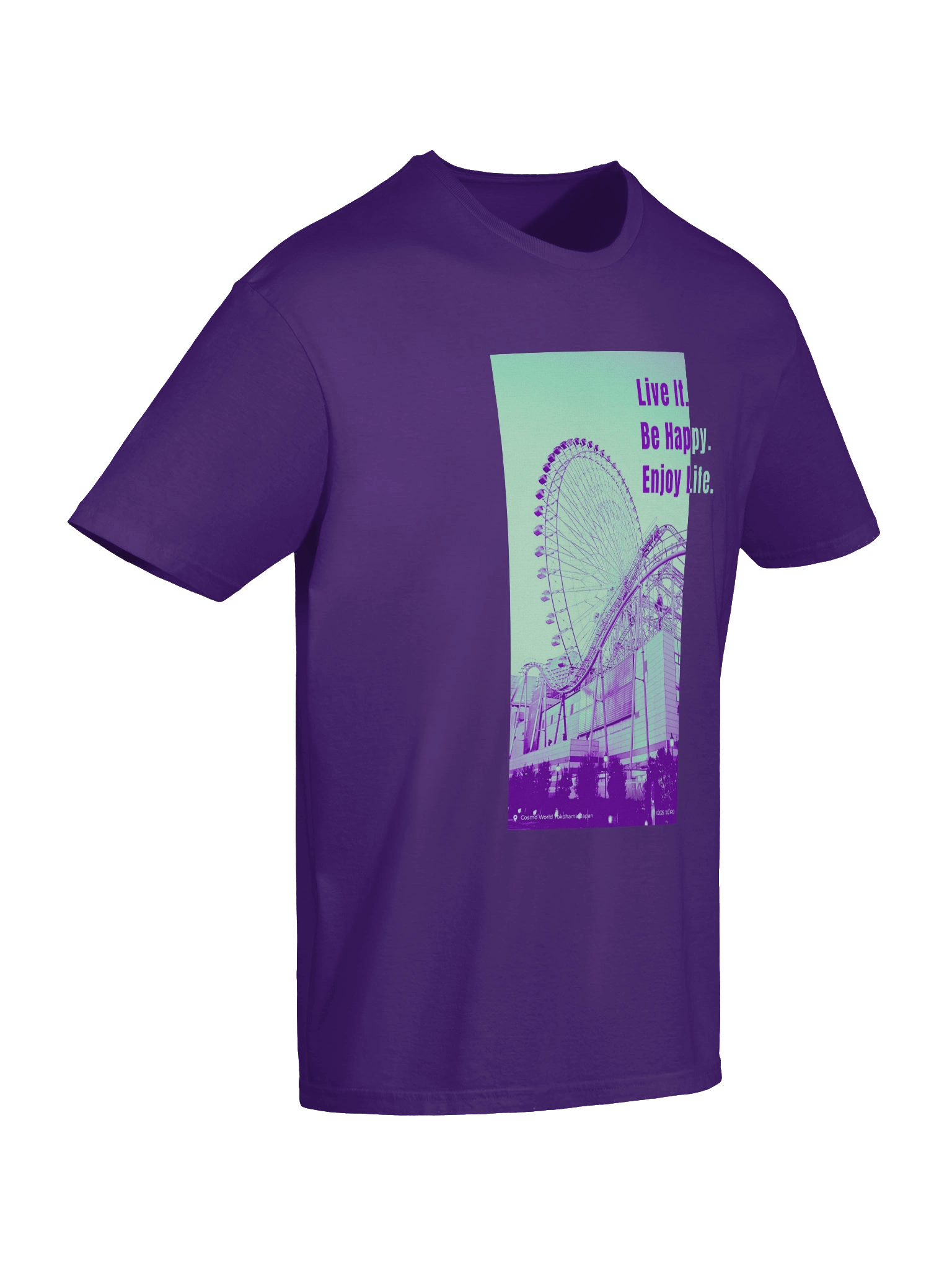 Live It. Be Happy. Enjoy Life. Unisex Tee product image (6)