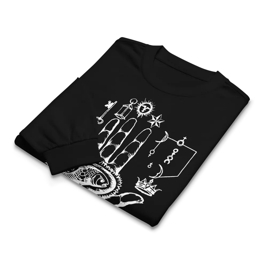 [Hand of Mysteries 3 - White] - Unisex Premium Heavyweight Long Sleeve Shirt product image (4)