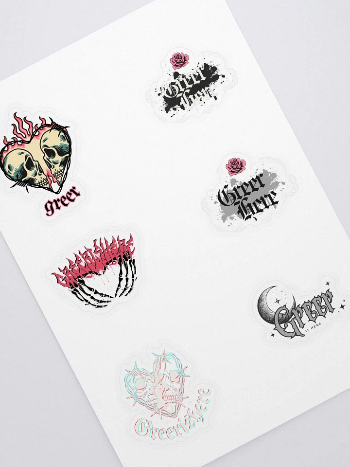 moody.. Sticker Sheet product image (1)