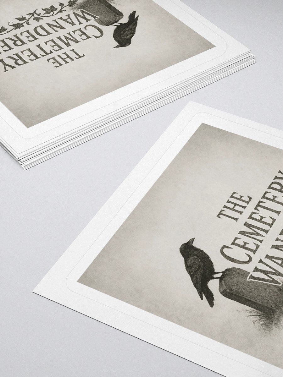 The Cemetery Wanderer Logo Sticker product image (11)