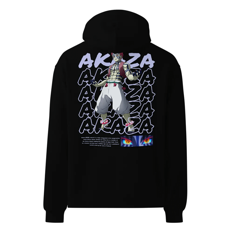 Premium Unisex Oversized Akaza Hoodie From Demon Slayer product image (11)