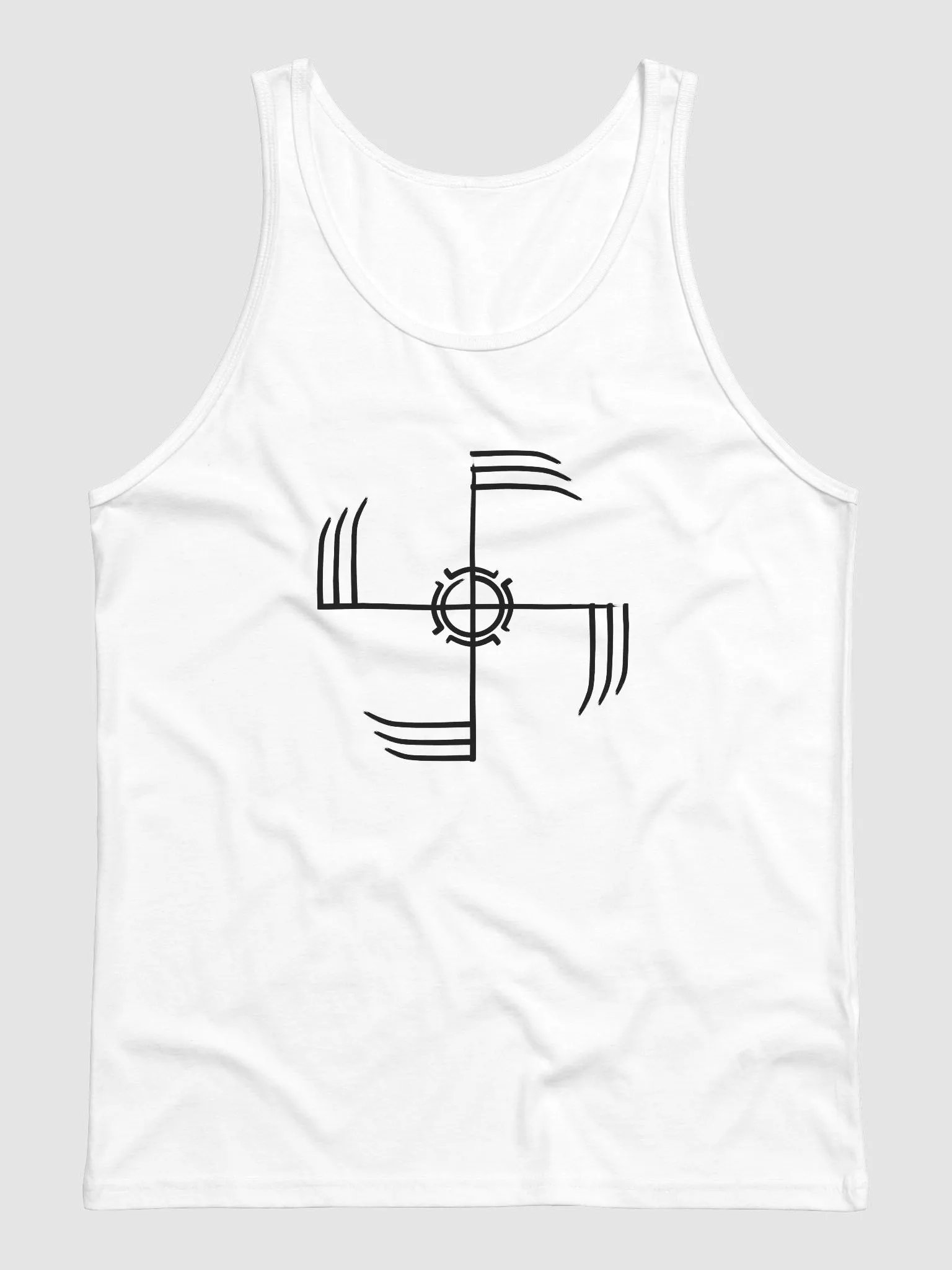 Ginfaxi Men's Tank Top White product image (1)