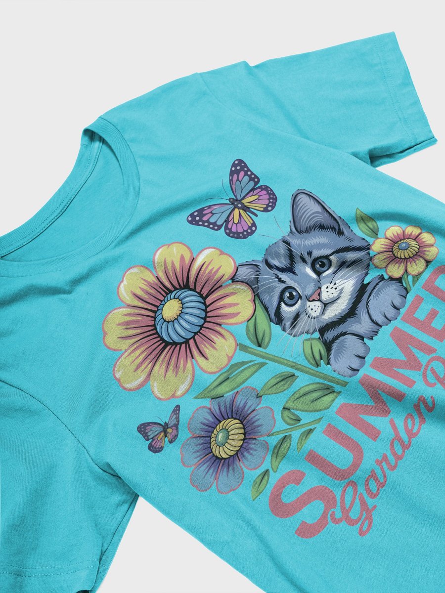 Summer Garden Party Kitten T-Shirt product image (21)