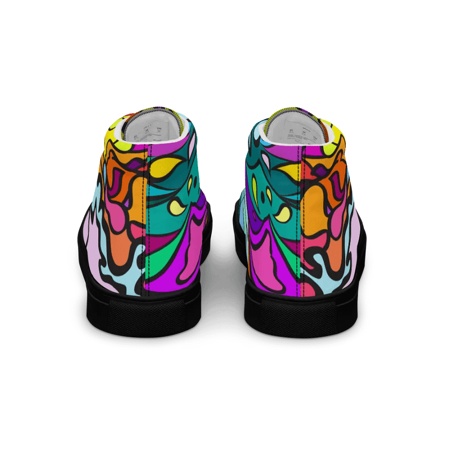 Vibrant Wave Women's High Tops - Wave at Sunset product image (4)