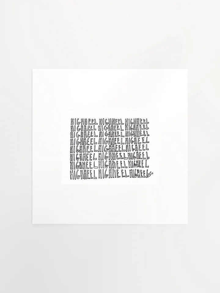 HIGHHEEL panel card print product image (2)