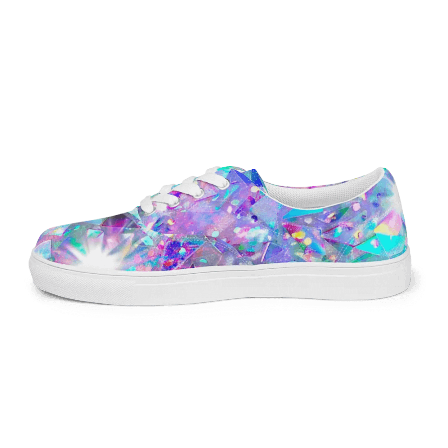 Crystal explosion effect womens canvas shoes product image (5)