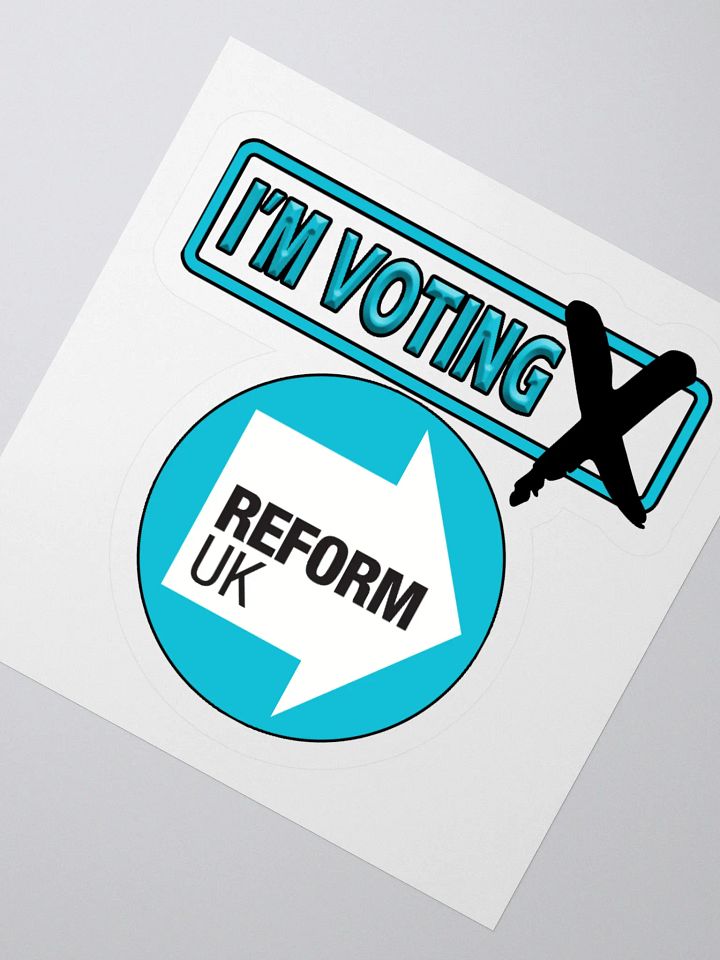 Reform UK Voting Stickers product image (6)