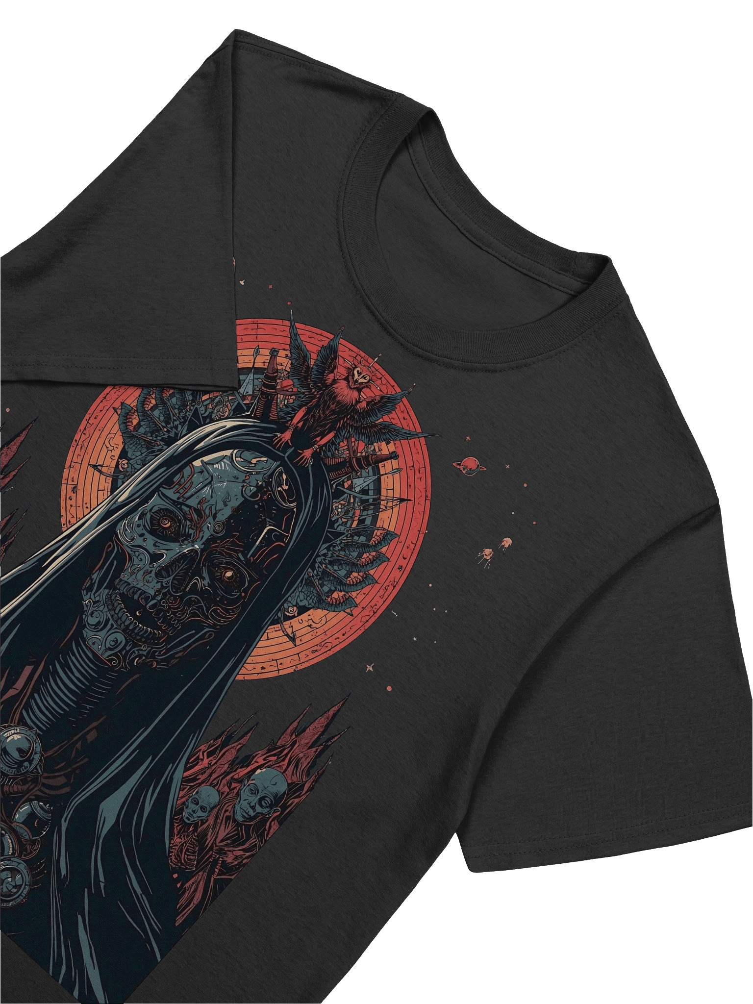 Neon Gothic Skull T-Shirt product image (2)