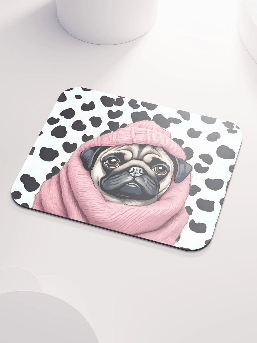 Dotted Pug Mouse Pad product image (4)