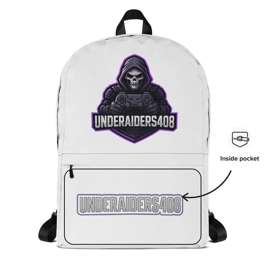 White Backpack product image (2)