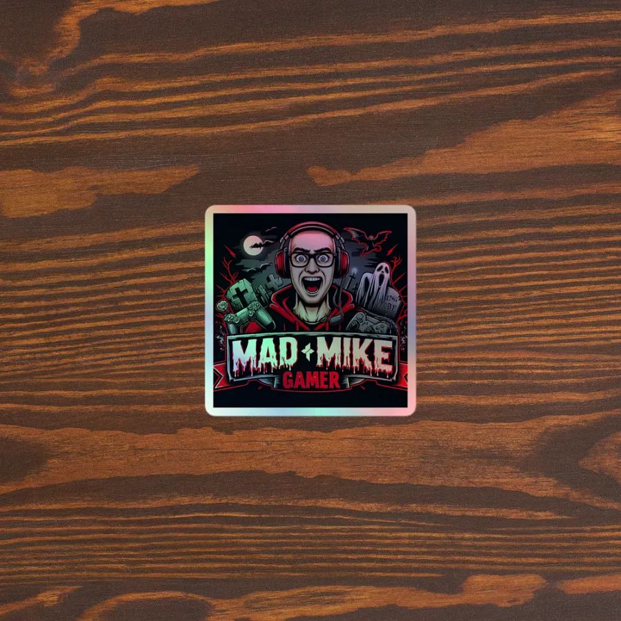 Mad Mike Gamer Holographic Sticker Sheet product image (5)