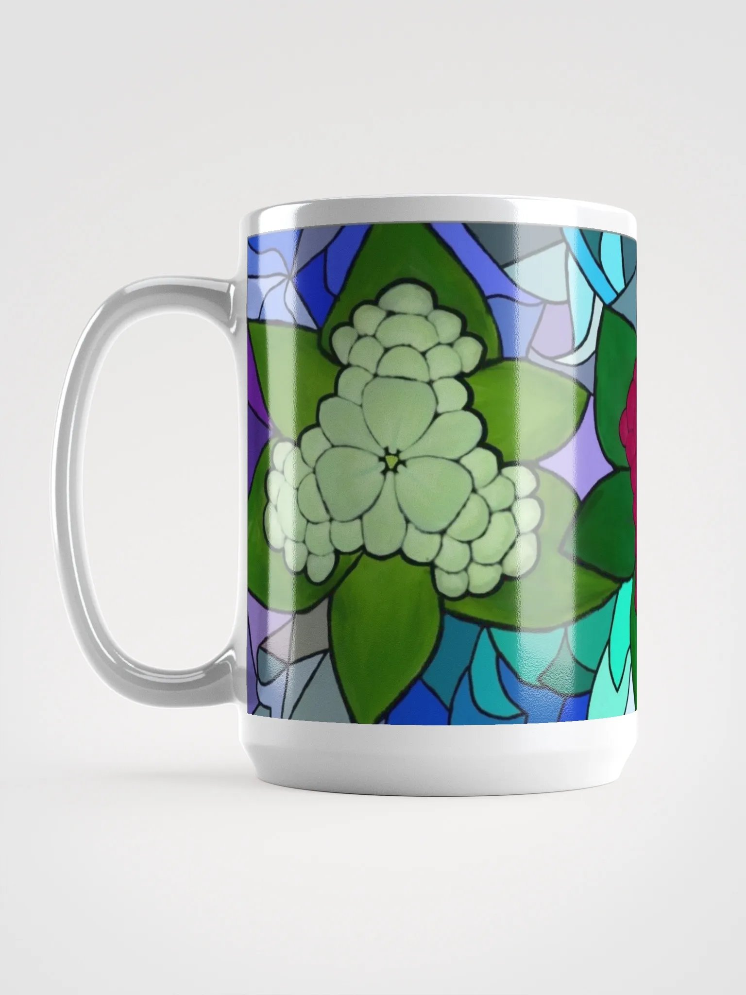 Stained Glass Floral Elegance Mug product image (1)